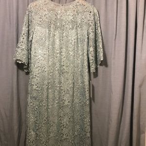 Gorgeous aqua lace dress size 12.